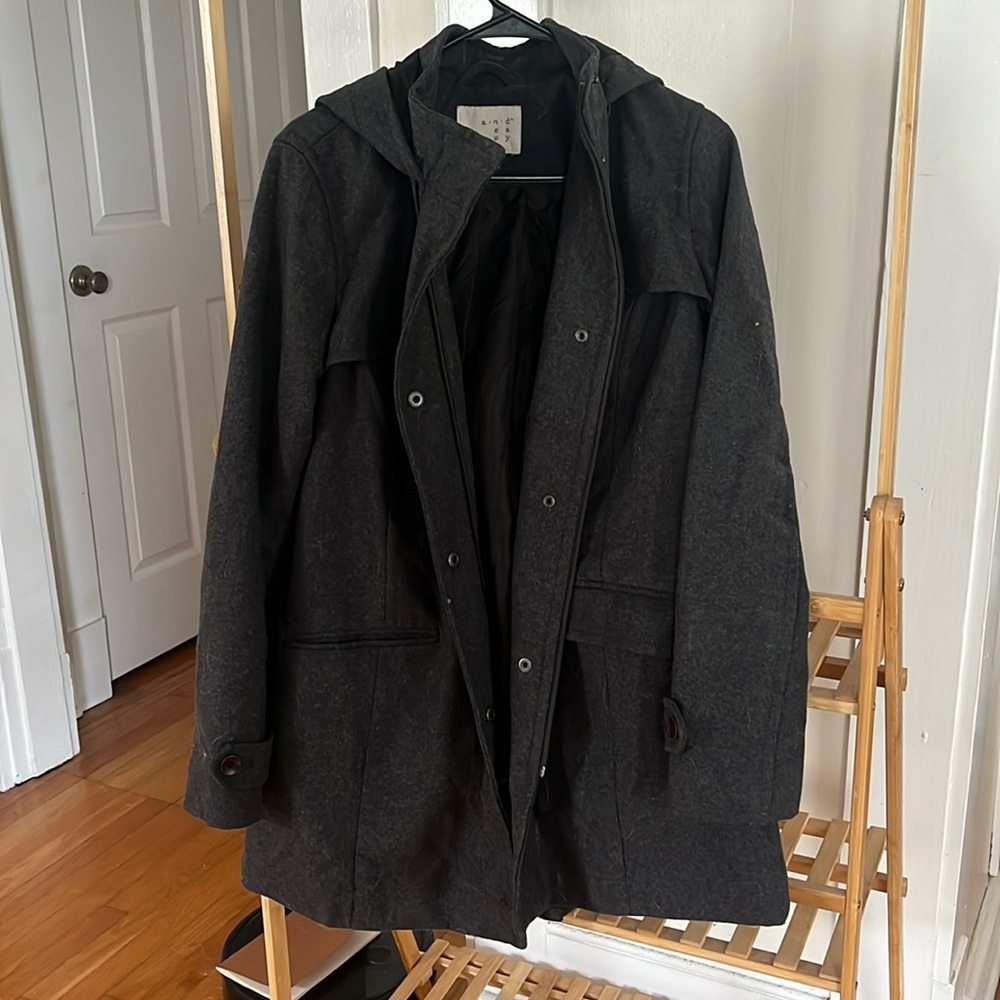 A new day Target gray peacoat